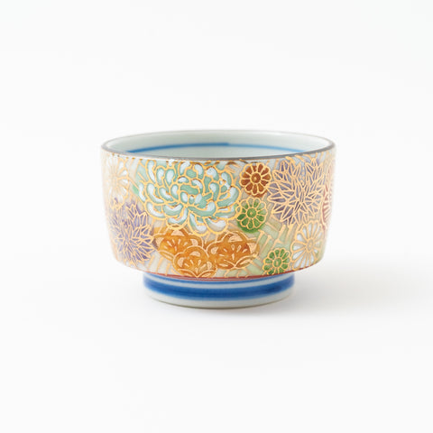 Graceful Hanazume Guinomi Kutani Sake Cup