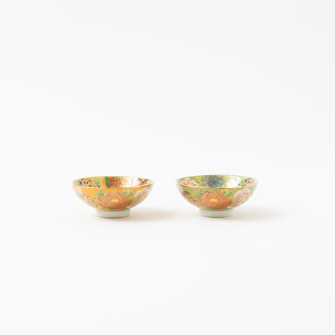 Hanazono Kutani Sake Cup Pair