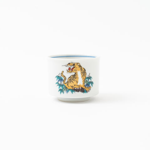 The Twelve Chinese Zodiac Kutani Sake Cup Set