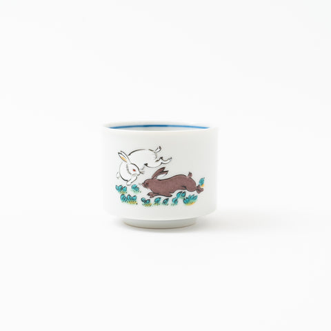 The Twelve Chinese Zodiac Kutani Sake Cup Set