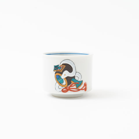 The Twelve Chinese Zodiac Kutani Sake Cup Set