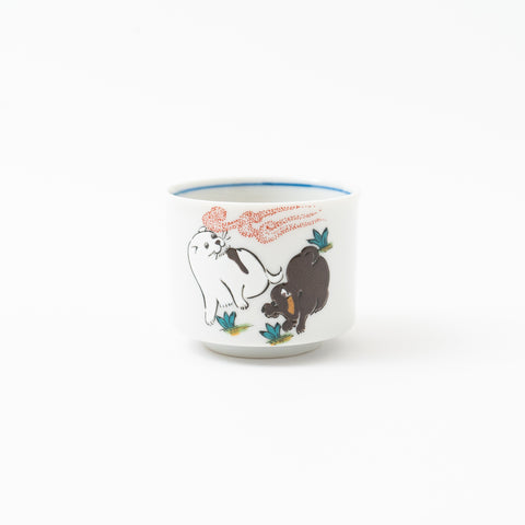 The Twelve Chinese Zodiac Kutani Sake Cup Set