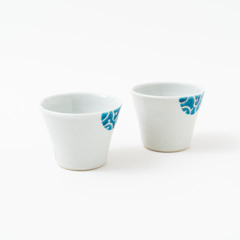 Iroe Arabesque Kutani Sake Set