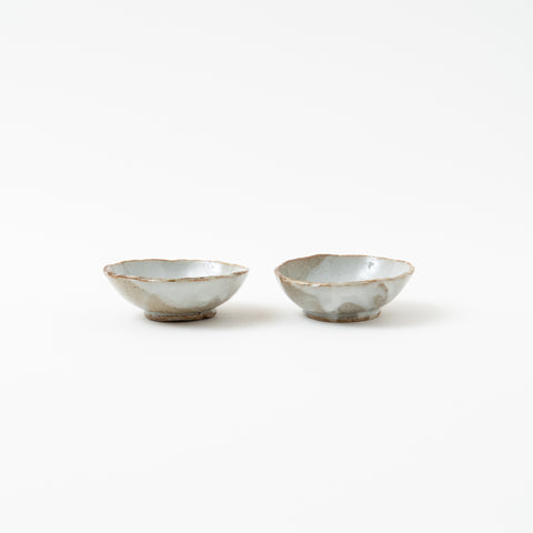 Prawn and Sea Bream Kutani Sake Cup Pair