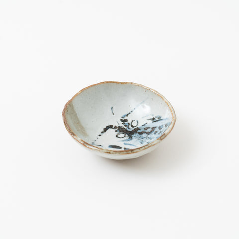 Prawn and Sea Bream Kutani Sake Cup Pair