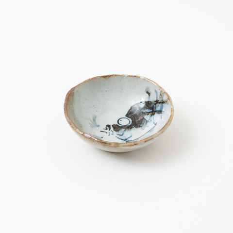 Prawn and Sea Bream Kutani Sake Cup Pair