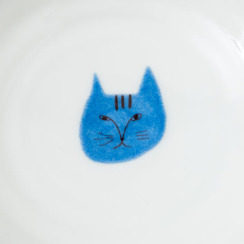 Harekutani Cat Kutani Sauce Plate Set