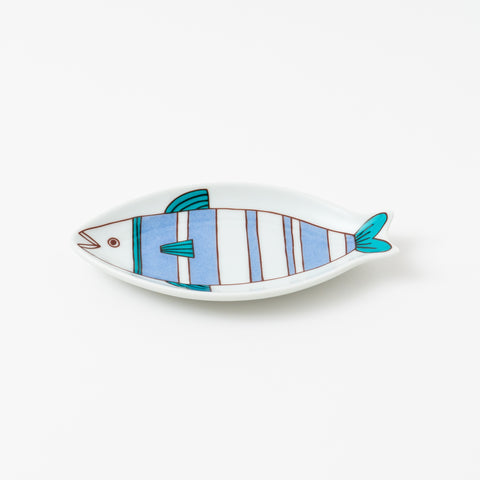 Harekutani Fishs-shaped Kutani Side Plate