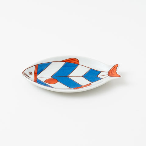 Harekutani Fishs-shaped Kutani Side Plate