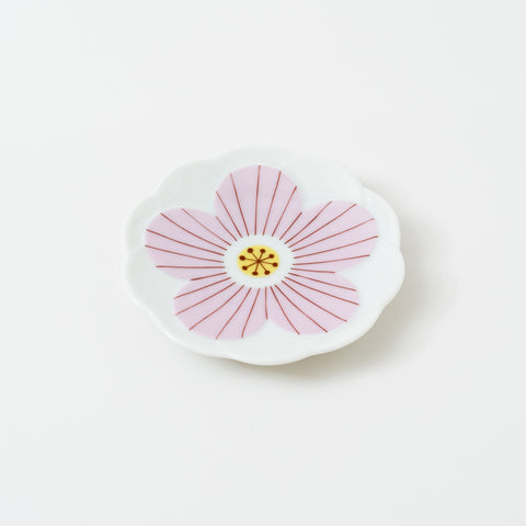 Harekutani Flower Kutani Sauce Plate