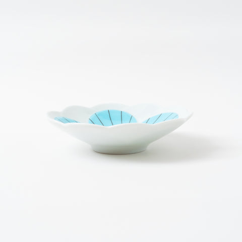 Harekutani Flower Kutani Serving Bowl