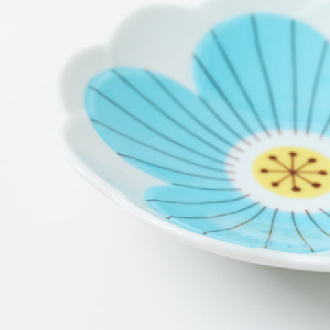 Harekutani Flower Kutani Serving Bowl