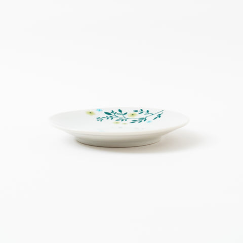 Harekutani Spring Flower Kutani Side Plate Set