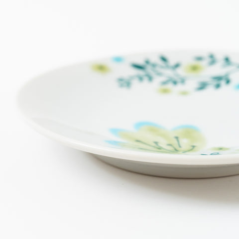 Harekutani Spring Flower Kutani Side Plate Set