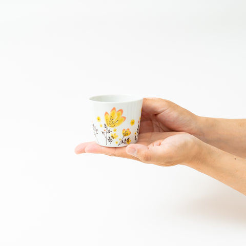 Harekutani Spring Flower Kutani Sake Cup