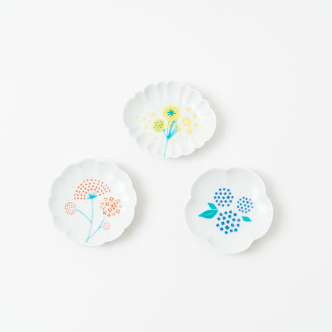 Harekutani Rinka Kutani Sauce Plate Set