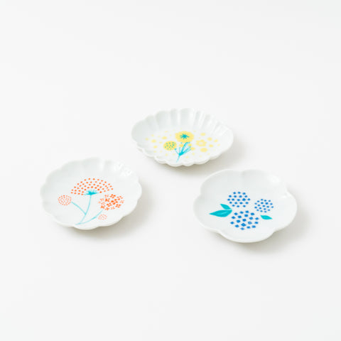 Harekutani Rinka Kutani Sauce Plate Set