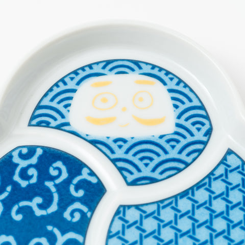 Harekutani Daruma Kutani Side Plate Set