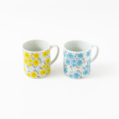 Harekutani Kutani Mug Cup Pair