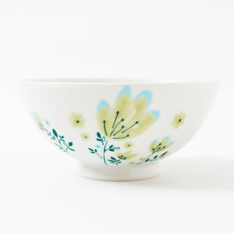 Harekutani Spring Flower Kutani Rice Bowl