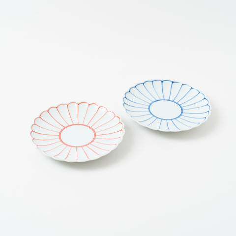 Chrysanthemum-shaped  Arita Side Plate