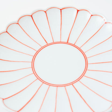 Chrysanthemum-shaped  Arita Side Plate