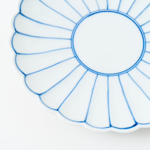 Chrysanthemum-shaped  Arita Side Plate