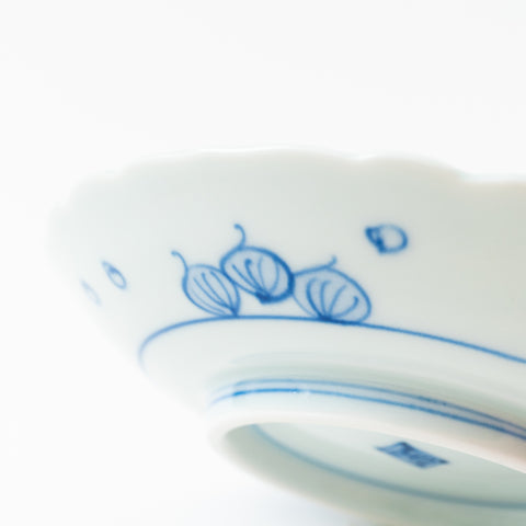 Fish and Seaweed Design Arita Side Plate