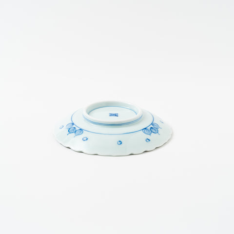 Fish and Seaweed Design Arita Side Plate