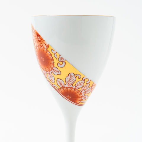 Kinsai Chrysanthemum Art Arita Sake Cup