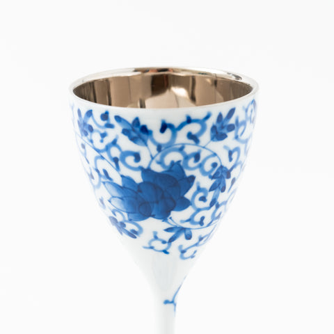 Platinum Arabesque Arita Sake Cup