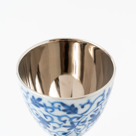 Platinum Arabesque Arita Sake Cup