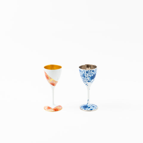 Platinum Arabesque Arita Sake Cup