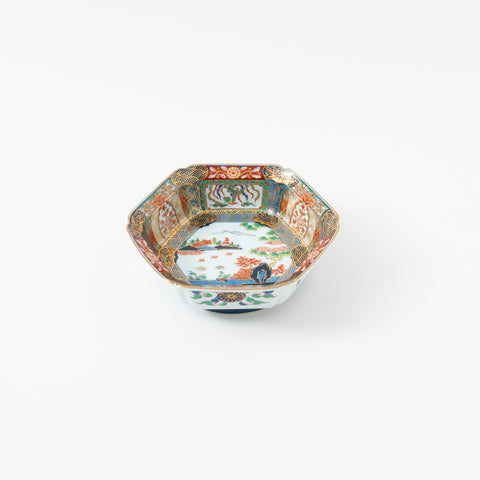 Nishiki-Iroe Mukozuke Arita Serving Bowl