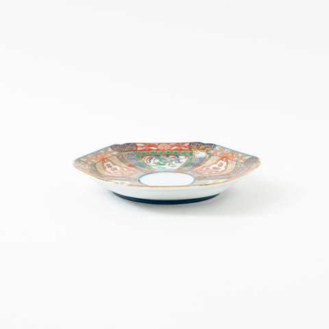 Nishiki-Iroe Arita Cup and Saucer