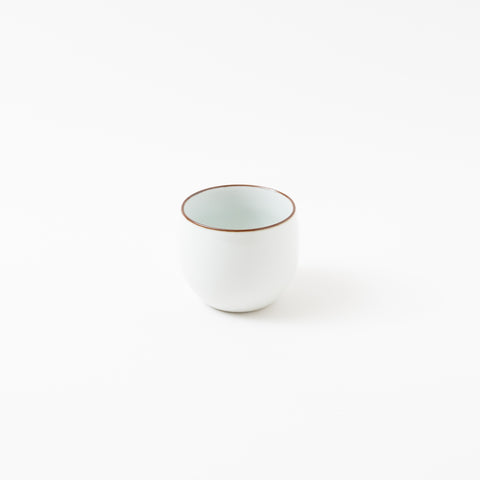 Hakusan Kiln White Matte Hasami Teacup