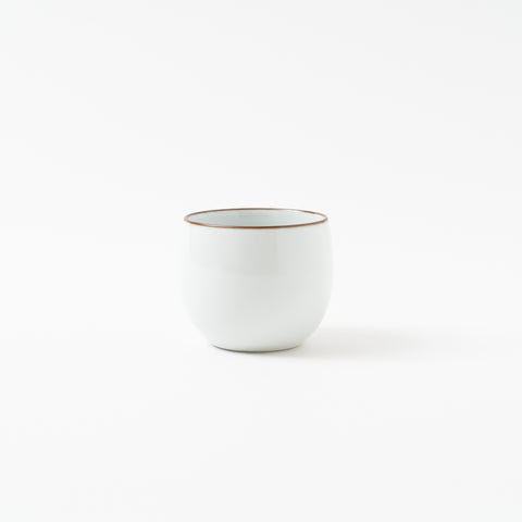 Hakusan Kiln White Matte Hasami Teacup