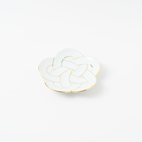 Ume-musubi Gold Arita Side Plate