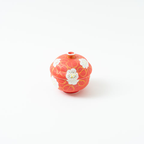 Brilliant Cherry Flower Arita Lid Bowl