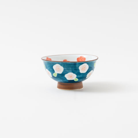 Plum Flower Print with Rabbit Shaped Handle Arita Tea Set