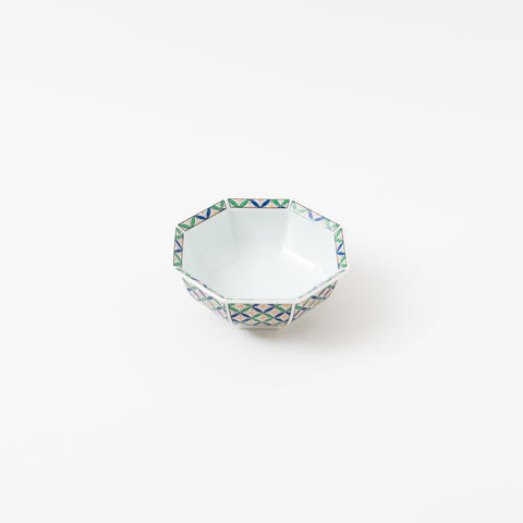 Sippo Pattern Octagon Arita Kobachi Bowl