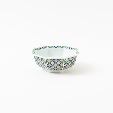 Sippo Pattern Octagon Arita Kobachi Bowl