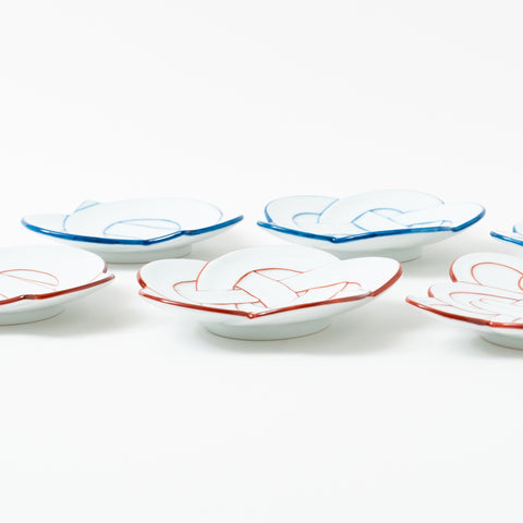 Tasei Kiln Decorative Knot Arita Side Plate Set