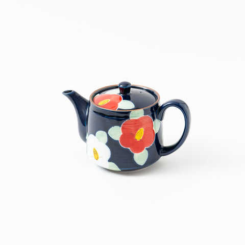 Vivid Camellia Arita Tea Set