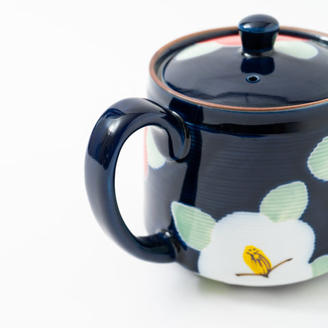 Vivid Camellia Arita Tea Set