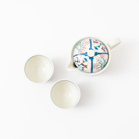 Cotton Flower Chic Hasami Tea Set