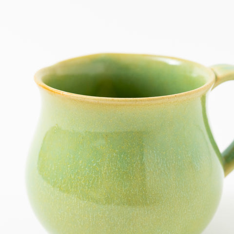 Green Glaze Plain Hasami Mug Cup