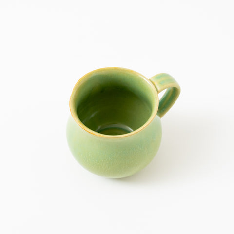 Green Glaze Plain Hasami Mug Cup