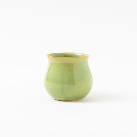 Green Glaze Plain Hasami Mug Cup