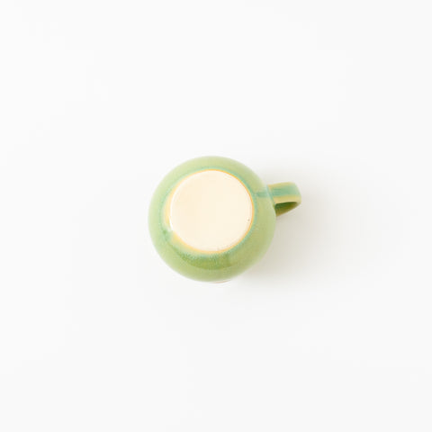 Green Glaze Plain Hasami Mug Cup